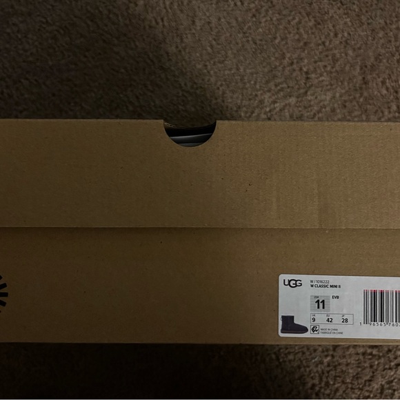 Brand new. Never worn. UGG Women's Classic Mini II Boot. Blue. Size 11. - Picture 6 of 7